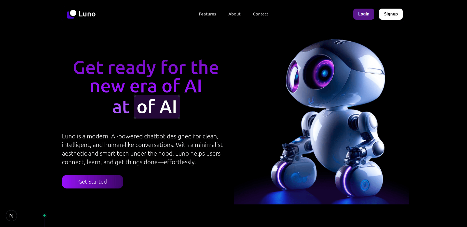 Luno project preview